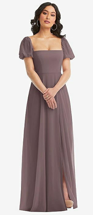 coffee brown bridesmaid dresses