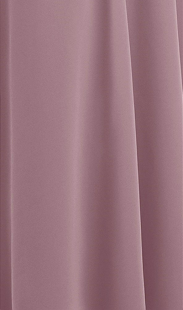 Front View - Dusty Rose Sheer Crepe Fabric by the Yard