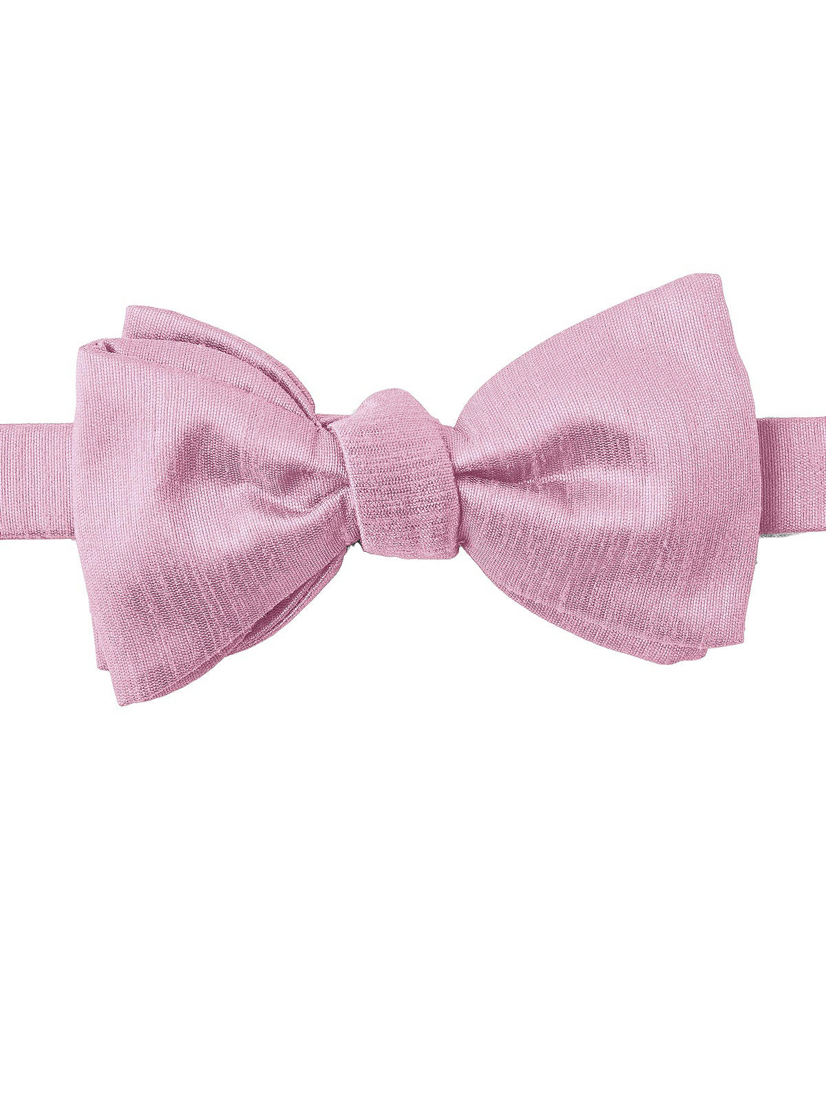 Dupioni Bow Ties By After Six In Rosebud | The Dessy Group