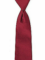 Front View Thumbnail - Claret Classic Yarn-Dyed Pre-Knotted Neckties by After Six
