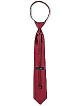 Rear View Thumbnail - Claret Classic Yarn-Dyed Pre-Knotted Neckties by After Six