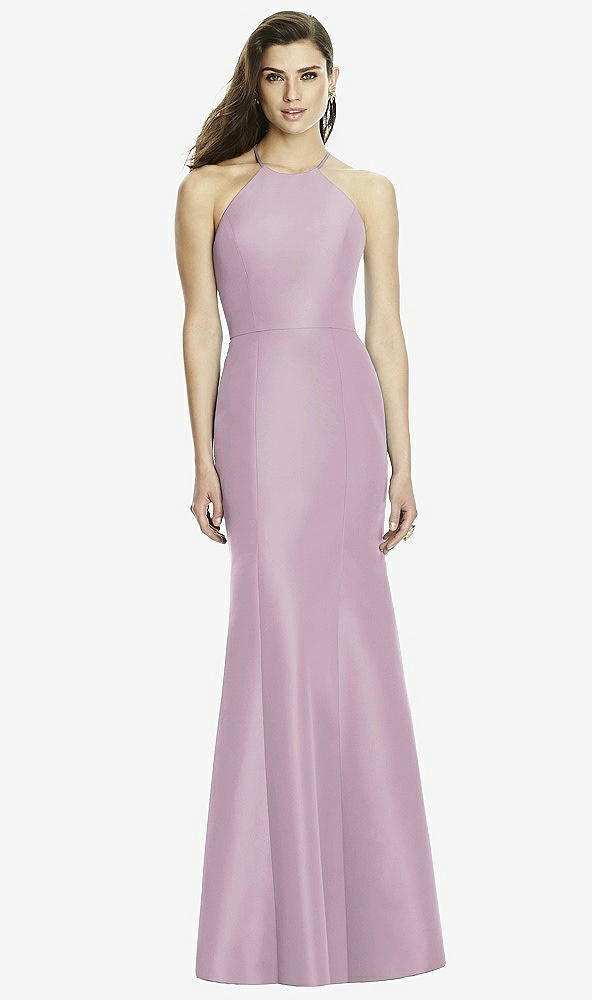 Front View - Suede Rose Dessy Bridesmaid Dress 2996