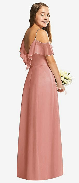 desert rose color bridesmaid dresses