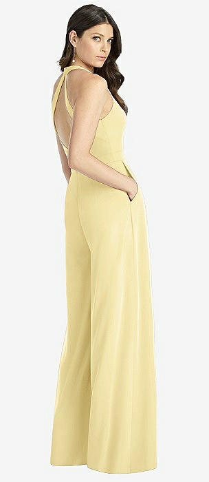 pale yellow jumpsuit