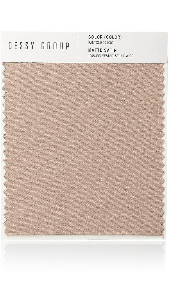Front View - Topaz Matte Satin Fabric Swatch