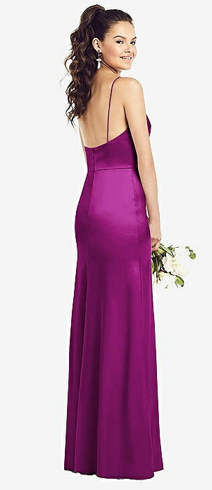 persian plum bridesmaid dresses