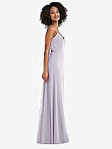 Side View Thumbnail - Moondance Tie-Back Cutout Maxi Dress with Front Slit