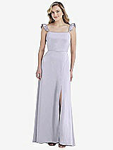 Front View Thumbnail - Silver Dove Ruffled Sleeve Tie-Back Maxi Dress