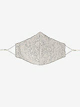 Front View Thumbnail - Oyster Rococo Lace Reusable Face Mask