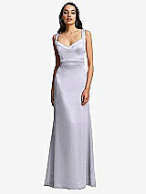 Front View Thumbnail - Silver Dove Framed Bodice Criss Criss Open Back A-Line Maxi Dress
