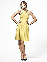 Alt View 1 Thumbnail - Buttercup Twist Wrap Convertible Mini Dress