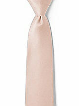 Front View Thumbnail - Cameo Matte Satin Boy's 14" Zip Necktie by After Six