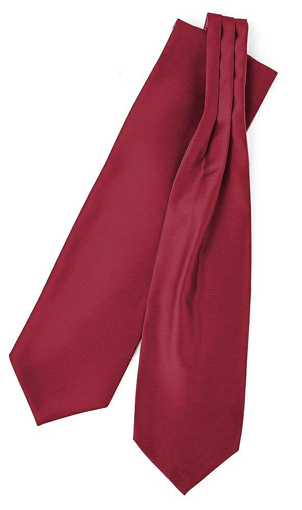 Front View - Claret Yarn-Dyed Cravats by After Six