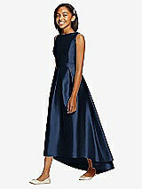Front View Thumbnail - Midnight Navy Dessy Collection Junior Bridesmaid JR534