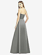 Rear View Thumbnail - Charcoal Gray After Six Bridesmaid Dress 6755
