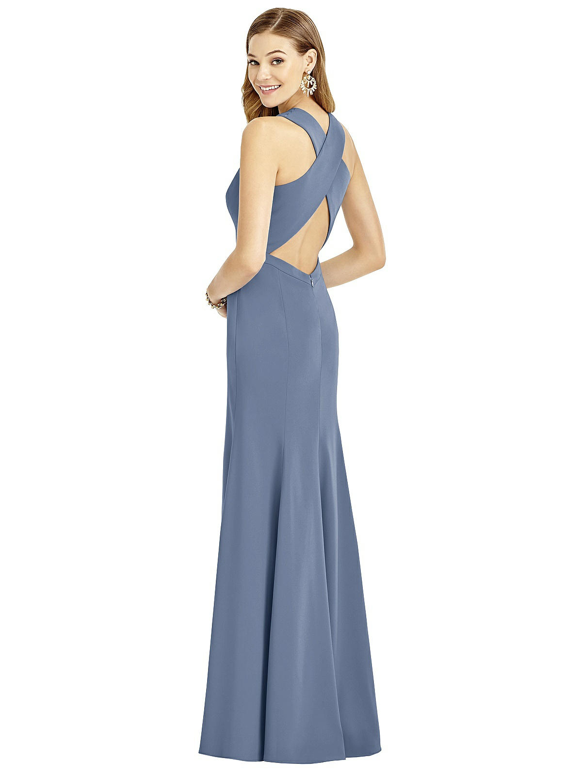 After Six Bridesmaid Dress 6756 In Larkspur Blue | The Dessy Group