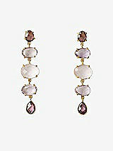 Front View Thumbnail - Gold Gold Plate Willa Chandelier Earrings