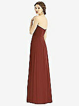 Rear View Thumbnail - Auburn Moon Strapless Sweetheart Gown with Optional Straps