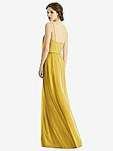 Rear View Thumbnail - Marigold V-Neck Blouson Bodice Chiffon Maxi Dress