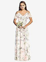 Front View Thumbnail - Blush Garden Dessy Collection Junior Bridesmaid Dress JR548