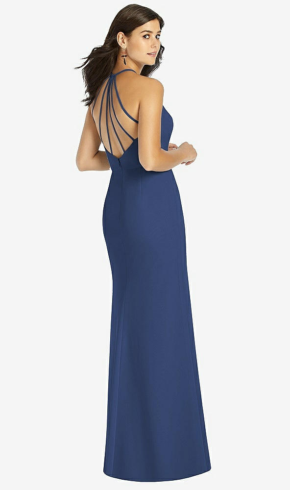 Back View - Sailor Sunburst Strap Back Mermaid Dress