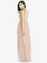 Rear View Thumbnail - Cameo Shirred Skirt Halter Dress with Front Slit