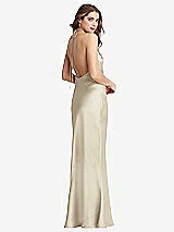 Front View Thumbnail - Champagne Cowl-Neck Convertible Maxi Slip Dress - Reese