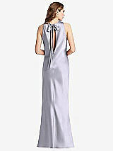 Front View Thumbnail - Silver Dove Tie Neck Low Back Maxi Tank Dress - Marin