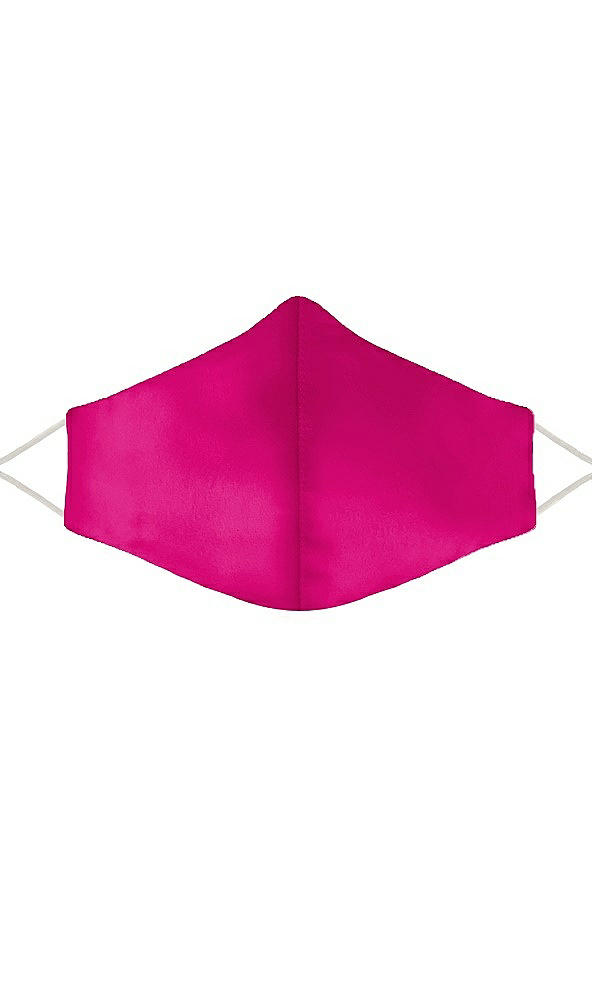 Front View - Think Pink Lux Charmeuse Reusable Face Mask
