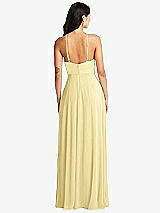 Rear View Thumbnail - Pale Yellow Bella Bridesmaids Dress BB129