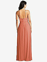 Rear View Thumbnail - Terracotta Copper Bella Bridesmaids Dress BB129