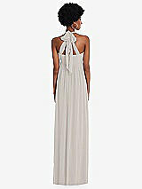 Alt View 5 Thumbnail - Oyster Convertible Tie-Shoulder Empire Waist Maxi Dress