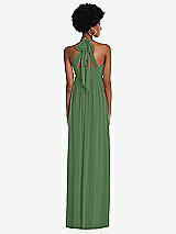 Alt View 5 Thumbnail - Vineyard Green Convertible Tie-Shoulder Empire Waist Maxi Dress