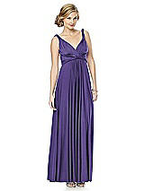 Alt View 3 Thumbnail - Regalia - PANTONE Ultra Violet Twist Wrap Convertible Maxi Dress