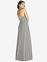 Rear View Thumbnail - Chelsea Gray Criss Cross Back A-Line Maxi Dress