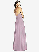 Rear View Thumbnail - Suede Rose Criss Cross Back A-Line Maxi Dress