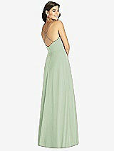 Rear View Thumbnail - Celadon Criss Cross Back A-Line Maxi Dress