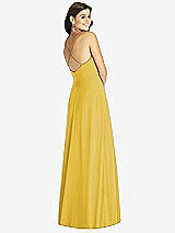 Rear View Thumbnail - Marigold Criss Cross Back A-Line Maxi Dress
