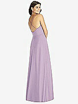 Rear View Thumbnail - Pale Purple Criss Cross Back A-Line Maxi Dress