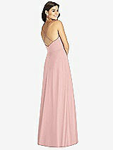 Rear View Thumbnail - Rose - PANTONE Rose Quartz Criss Cross Back A-Line Maxi Dress