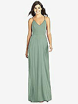 Front View Thumbnail - Seagrass Criss Cross Back A-Line Maxi Dress