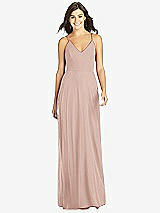 Front View Thumbnail - Toasted Sugar Criss Cross Back A-Line Maxi Dress