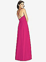 Rear View Thumbnail - Think Pink Criss Cross Back A-Line Maxi Dress