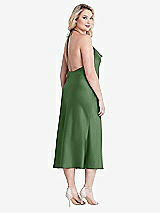 Alt View 3 Thumbnail - Vineyard Green Cowl-Neck Convertible Midi Slip Dress - Piper
