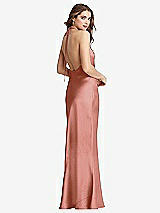 Front View Thumbnail - Desert Rose Cowl-Neck Convertible Maxi Slip Dress - Reese