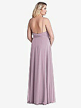 Alt View 2 Thumbnail - Suede Rose Chiffon Maxi Wrap Dress with Sash - Cora