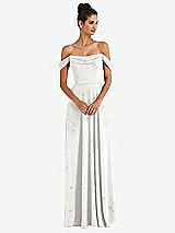 Front View Thumbnail - Spring Fling Off-the-Shoulder Draped Neckline Maxi Dress