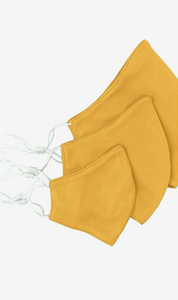 Back View - NYC Yellow Soft Jersey Reusable Face Mask
