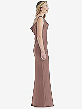 Side View Thumbnail - Sienna Asymmetrical One-Shoulder Cowl Maxi Slip Dress