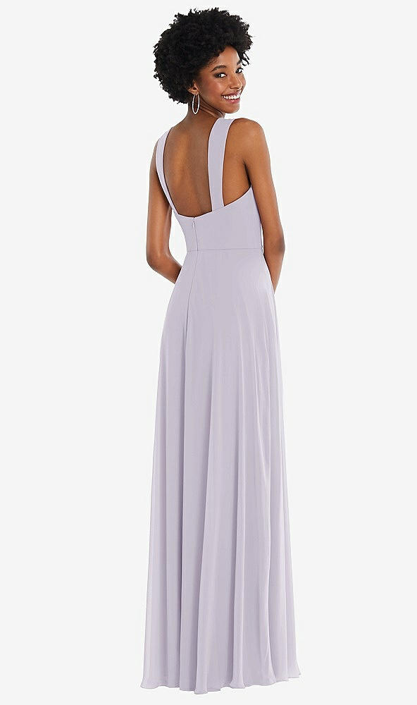Back View - Moondance Contoured Wide Strap Sweetheart Maxi Dress